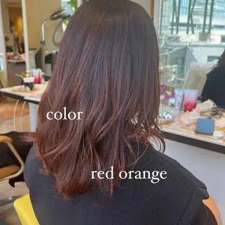 セミロング カラー 平山 美緒のヘアスタイル