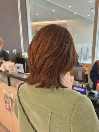 ミディアム 森川 颯香のヘアスタイル