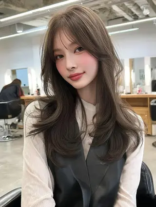 ロング 藤村 雄大のヘアスタイル