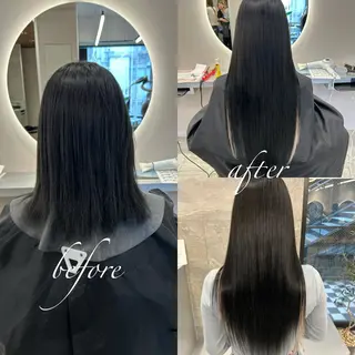 ロング カラー ヘアアレンジ TATSUYA アートディレクターのヘアスタイル