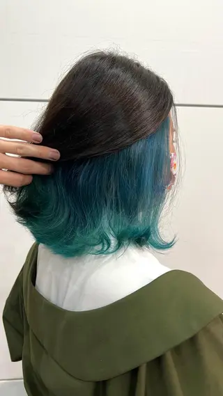 ミディアム カラー カラー特化美容師 💎EIKI💎のヘアスタイル