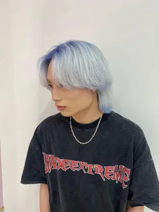 カラー メンズ 雪音/美髪縮毛矯正 /ニュアンスパーマのヘアスタイル