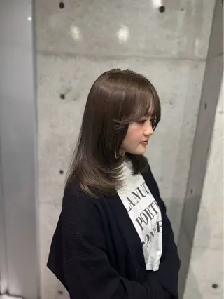 セミロング スバル/和歌山/ 韓国ヘア✨のヘアスタイル