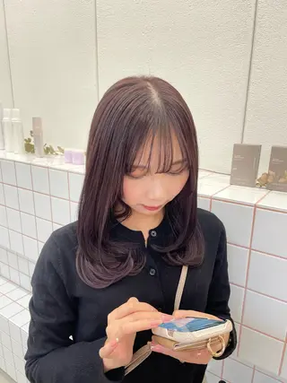 カラー 山下 悠月のヘアスタイル