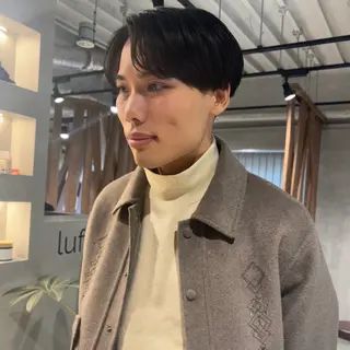 メンズ 久力琴音''透明感 カラー''アレンジのヘアスタイル