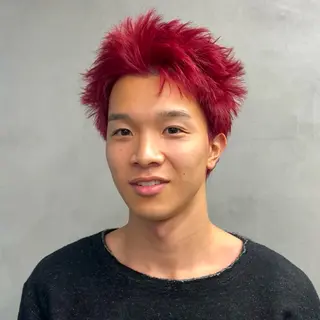 ショート カラー ヘアアレンジ メンズ fifth 石川 凪のヘアスタイル