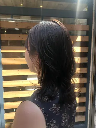 ロング パーマ あずまぐち めぐみのヘアスタイル