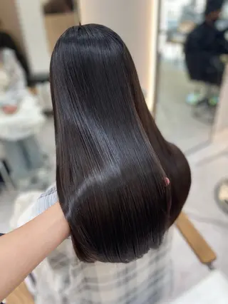ロング 髪質改善/艶カラー 🎀レイヤーカットのヘアスタイル
