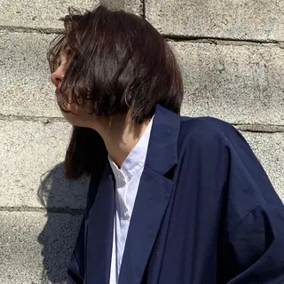 ミディアム ヘアアレンジ マツエク・マツパ アイブロウ shoji༄ mikuのヘアスタイル