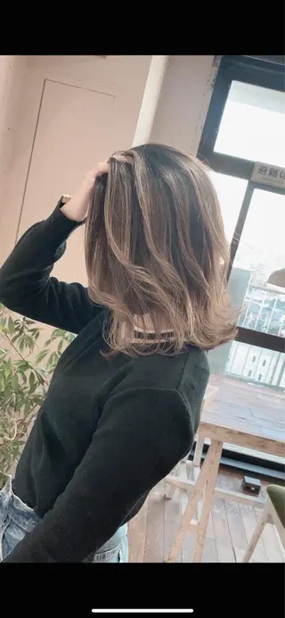 カラー 石井辰功也 フリーランス美容師のヘアスタイル