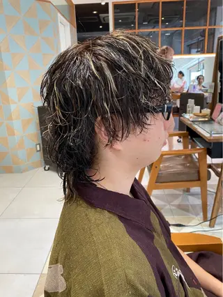 カラー パーマ ヘアアレンジ メンズ メンズパーマの巨匠 鈴木純のヘアスタイル
