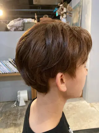 ショート カラー メンズ 三上 琳のヘアスタイル