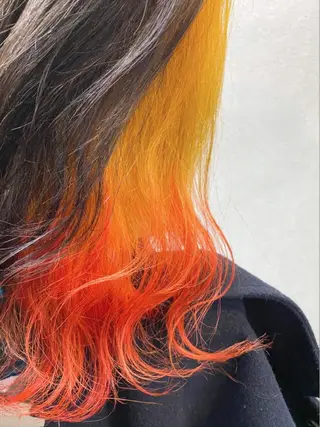 ミディアム カラー パーマ ヘアアレンジ 年間1500人担当 代表 南一路のヘアスタイル