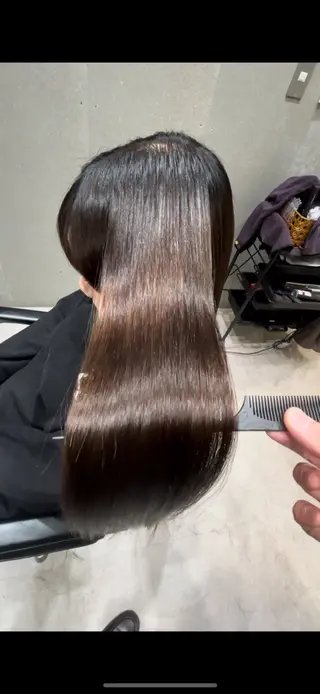 ミディアム 髪質改善ヘアケア 艶髪特化/上田のヘアスタイル