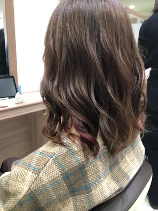 ミディアム 前田 真孝のヘアスタイル