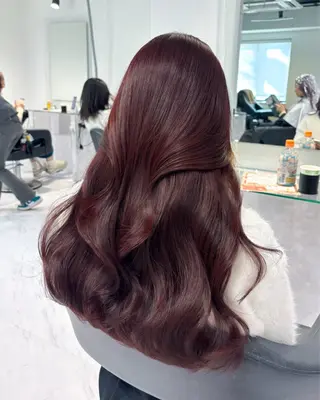 ロング カラー 表参道♡暗髪♡ 艶カラー♡アユミのヘアスタイル