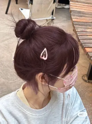 セミロング カラー 💗トレンドモテヘア Natsumi 💗のヘアスタイル