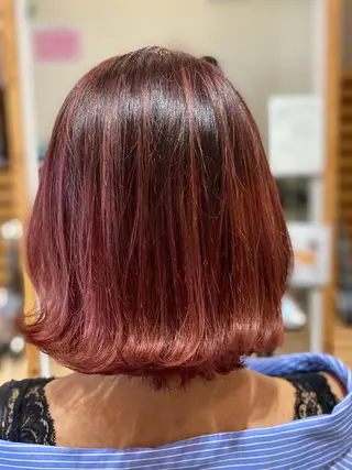 ミディアム カラー 関口 友行のヘアスタイル