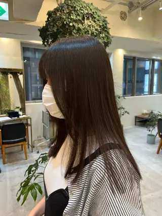 セミロング カラー 🌷KARIN/ メンズ、ショート🍃のヘアスタイル
