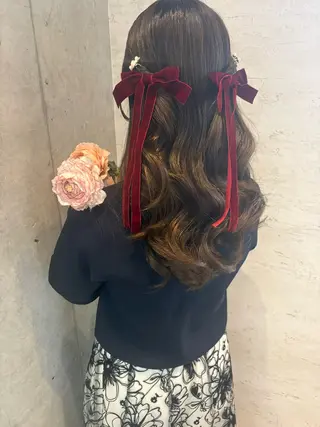ロング ヘアアレンジ 美髪× ヘアセット✨Araiのヘアスタイル