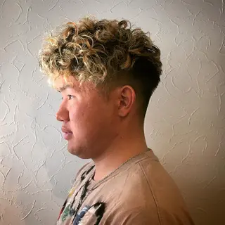 パーマ メンズ 骨格補正カット✂︎ 🌟菅野陽介🌟のヘアスタイル