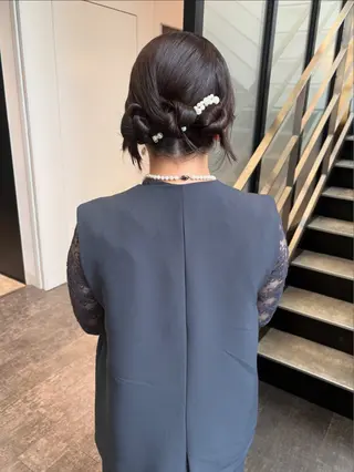 ミディアム ヘアアレンジ mao | 柔らか艶カラー🫧のヘアスタイル