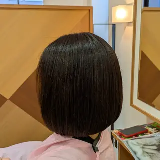 ミディアム 美容室IWAMI所属・中谷亮介/白髪染め /髪質改善のヘアスタイル