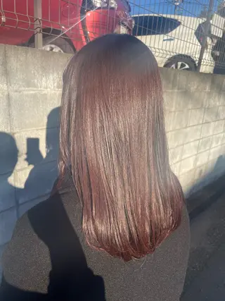 セミロング カラー 🪻二宮俊カットモデ ル縮毛矯正募集🪻のヘアスタイル