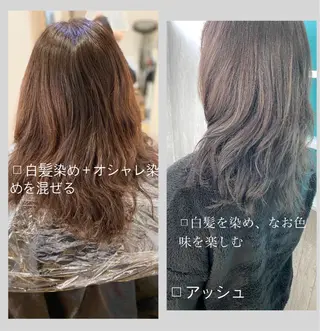 カラー 佐藤 沙也輝のヘアスタイル