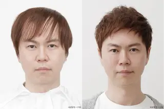 ショート カラー メンズ 男性専門美容室 インティのヘアスタイル