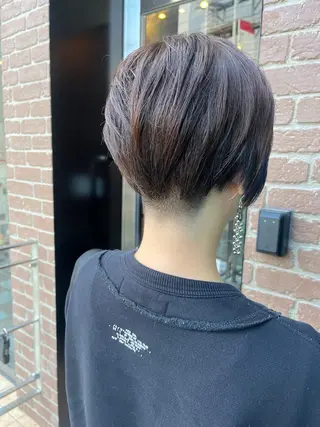 セミロング カラー メンズ 久木原 ゆりのヘアスタイル