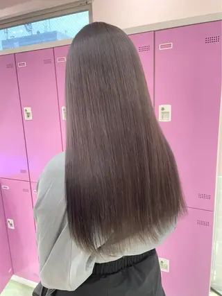 ロング カラー レイン🌏🌱 似合わせ/ハイトーンのヘアスタイル