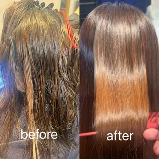 セミロング パーマ maco /カラー・縮毛矯正のヘアスタイル