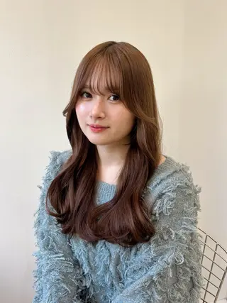 ロング カラー 韓国風⭐️くびれヘア 🍀高津かえでのヘアスタイル