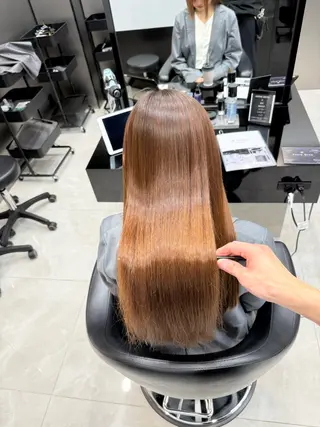 HARUKI MINATO japan 仙台店所属・✨【髪質改善/縮毛 矯正】✨ゆうほのヘアスタイル