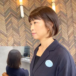 ショート カラー 黒崎 勝巳のヘアスタイル