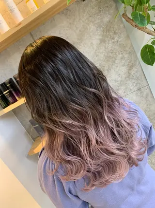 ロング 天野 開のヘアスタイル