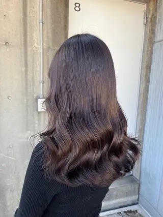 ロング カラー 表参道/透明感カラー /暗髪/ジュキヤのヘアスタイル