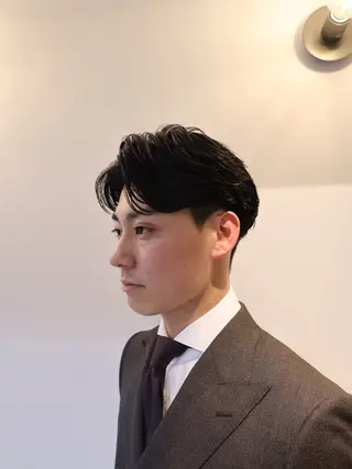 パーマ メンズ 大阪茶屋町 メンズカット関田拳のヘアスタイル