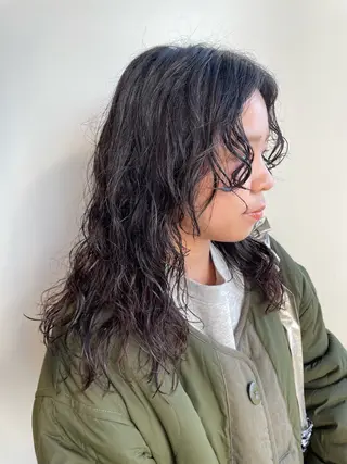 ロング パーマ 🎀レイヤー/パーマ カラー/ai🎀のヘアスタイル