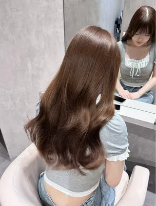 ロング カラー miyu /トレンド カラー×艶髪のヘアスタイル