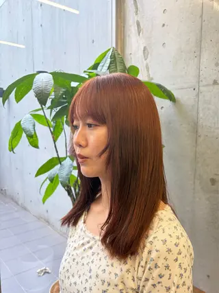 セミロング カラー 暖色/似合わせカラー 希空🪽🤎のヘアスタイル