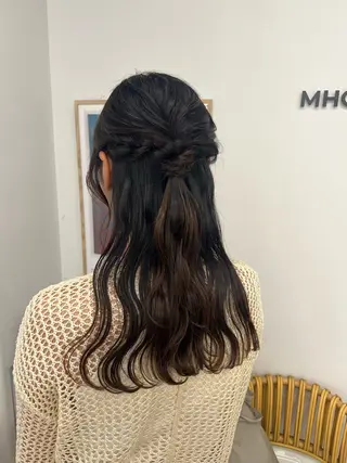 ヘアアレンジ アレンジ/ブラウン カラー HARU🕯のヘアスタイル
