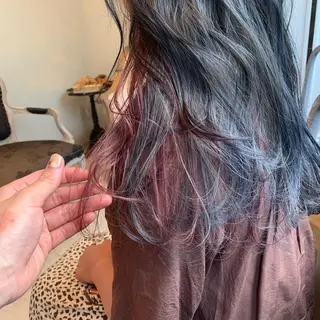 ロング カラー SAKINO. ベージュカラーのヘアスタイル