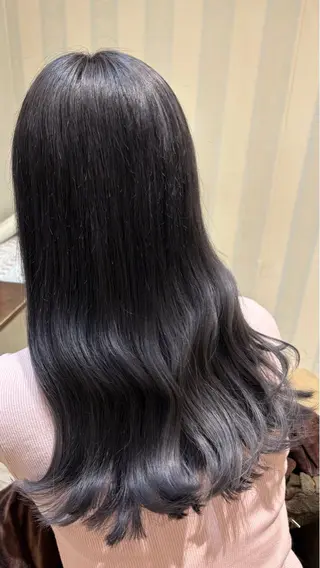セミロング カラー なぎさ 🎀 / 透明感カラー/心斎橋のヘアスタイル