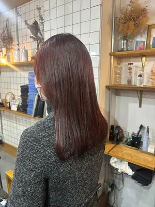 ロング カラー 蛭川 愛奈のヘアスタイル