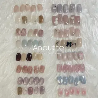 ミディアム ｱﾝﾌﾟﾃﾙ renaのネイルデザイン