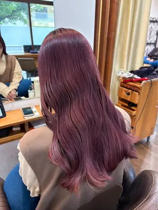 ロング カラー ティセラ💖 カットモデル募集中のヘアスタイル