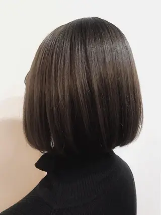 ミディアム カラー ヘアアレンジ キッズ カラー特化サロン Eir心斎橋のヘアスタイル