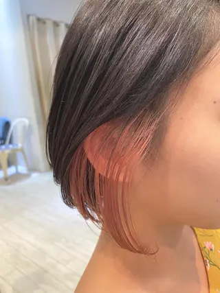 ミディアム カラー ブリーチ koheiのヘアスタイル